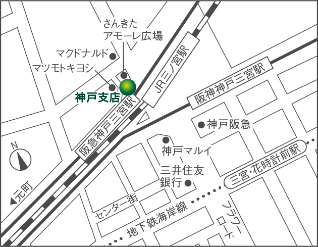神戸支店 地図