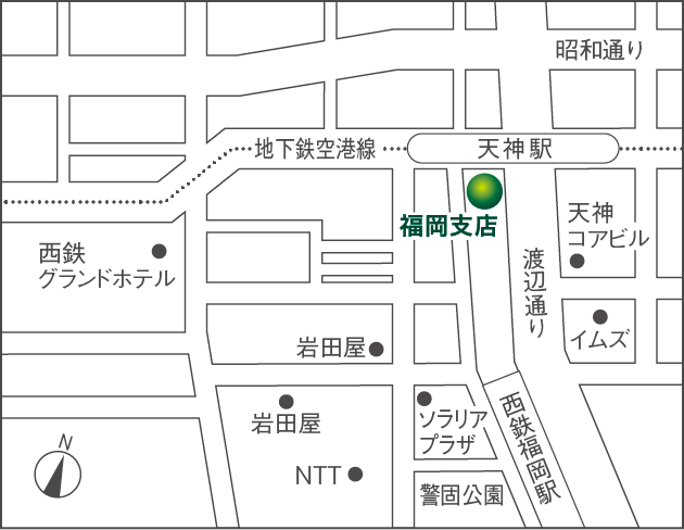 福岡支店 地図
