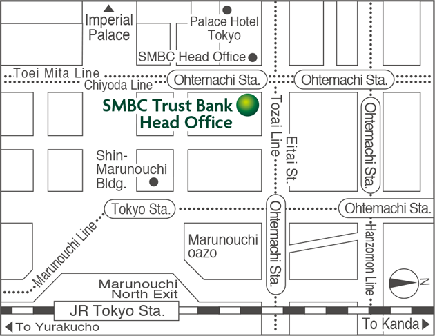 SMBC Trust Bank Ltd. Head Office map