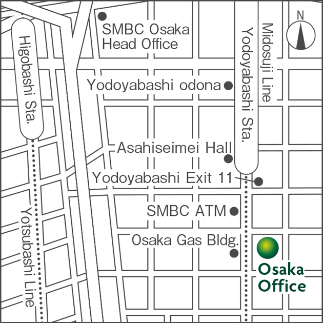 SMBC Trust Bank Ltd. Osaka Office map
