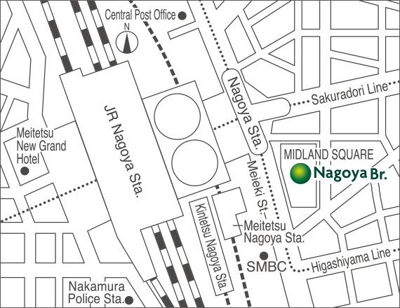 SMBC Trust Bank Ltd. Nagoya Branch map