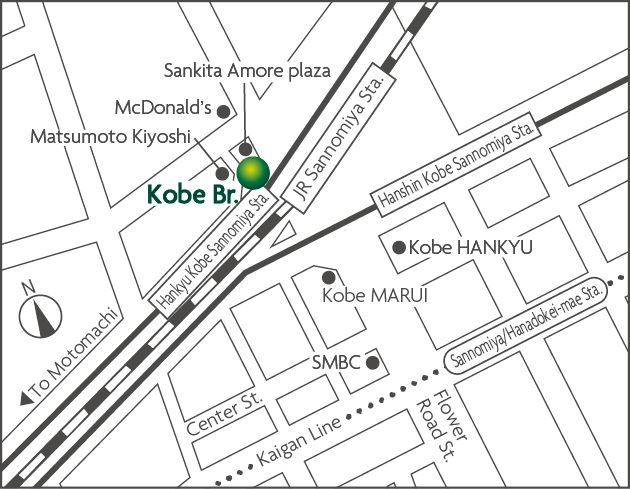 SMBC Trust Bank Ltd. Kobe Branch map