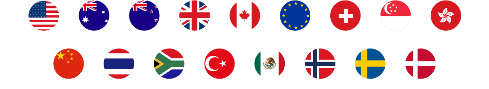 17 types of foreign currencies are available. flag image