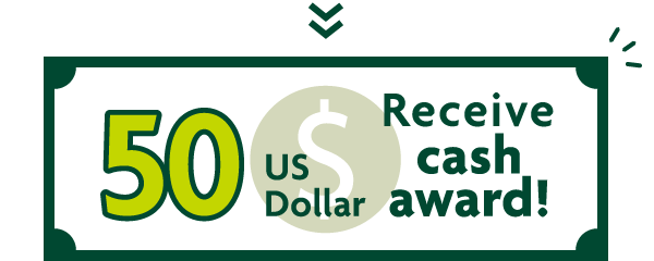 50 us Dollar Receive cash award! currency image