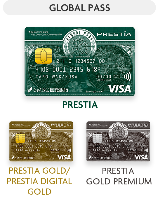 GLOBAL PASS GPcardBimg PRESTIA GPcardGimg PRESTIA GOLD/ PRESTIA DIGITAL GOLD GPcardPimg PRESTIA GOLD PREMIUM