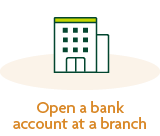 Open a bank account at a branch