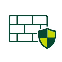 Using a firewall to block external access