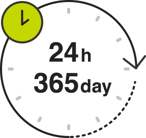 24h 365day