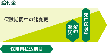 終身保険のしくみ図